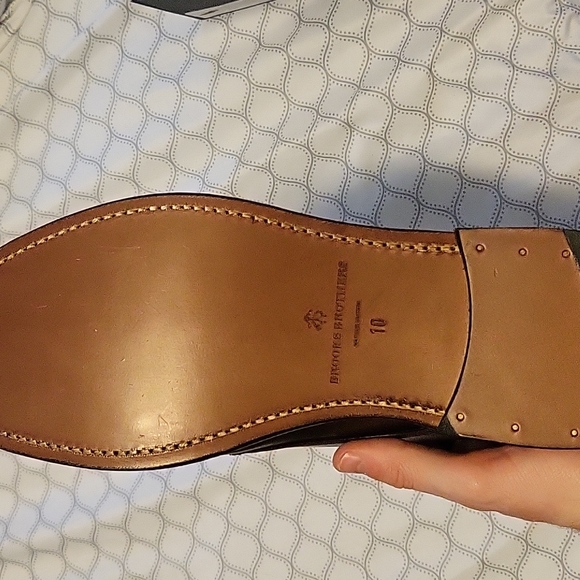 Size 10 Brooks Brother Monk Strap Dress Shoes - Picture 2 of 4
